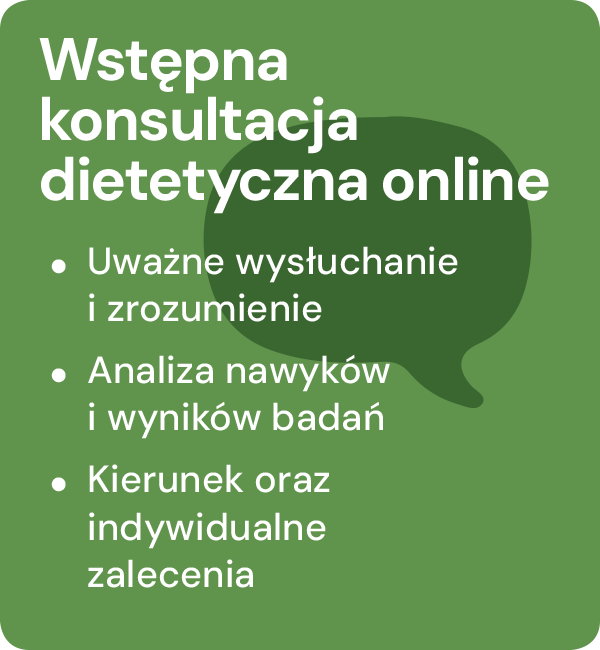 wstepna konsultacja dietetyczna online